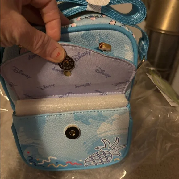 Disney Blue Stitch Kids Crossbody Bag